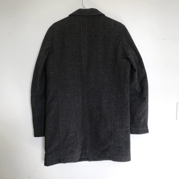 Tommy Hilfiger Wool Blend Single Breasted Peacoat Winter Coat Small MSRP $489 - Picture 3 of 6